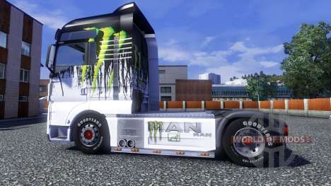Farbe-Monster Energy - LKW MAN für Euro Truck Simulator 2