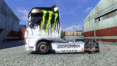 Couleur-Monster Energy - pour camion DAF pour Euro Truck Simulator 2