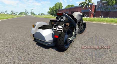 Ducati FRC-900 with a sidecar v4.0 für BeamNG Drive