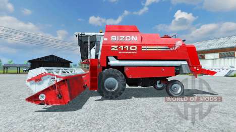 Bizon Z 110 red pour Farming Simulator 2013