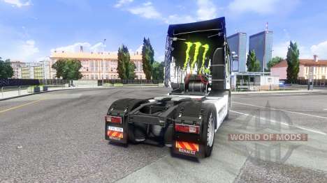 Couleur-Monster Energy - pour tracteur Renault P pour Euro Truck Simulator 2