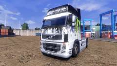 Couleur-Monster Energy - camion Volvo pour Euro Truck Simulator 2