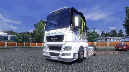 Couleur-Monster Energy - camion MAN pour Euro Truck Simulator 2