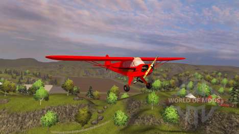 Flugzeug Piper J-3 Cub für Farming Simulator 2013