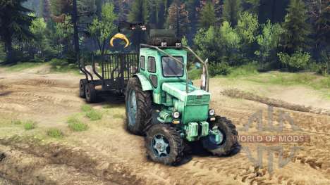 Traktor T-IM v1.1 grün für Spin Tires