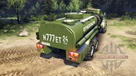 KrAZ-255B AC 8.5 Inflammable v2.7 pour Spin Tires