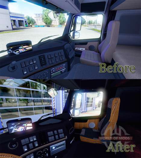 Nouvel intérieur Volvo pour Euro Truck Simulator 2