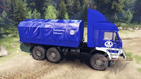 KamAZ-43101 THW pour Spin Tires