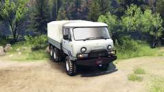 UAZ-3909 6x6 für Spin Tires