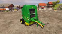 Presse à balles rondes John Deere 590 v2.0 pour Farming Simulator 2013