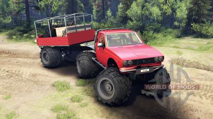 Toyota Hilux Truggy v1.0 wheels2 pour Spin Tires