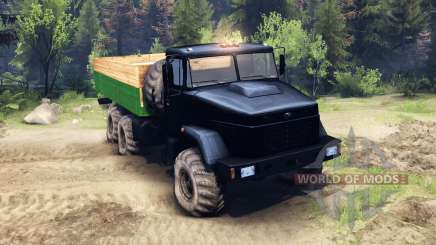 Le KrAZ-6322 Tuning pour Spin Tires