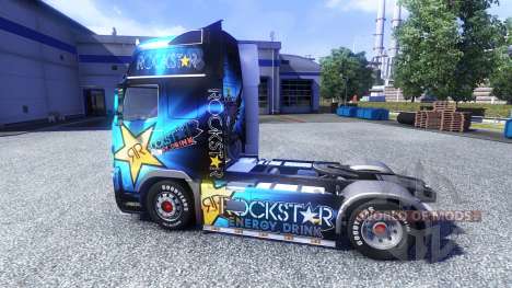 Farbe-Rockstar Energy Drink - Zugmaschine Volvo für Euro Truck Simulator 2