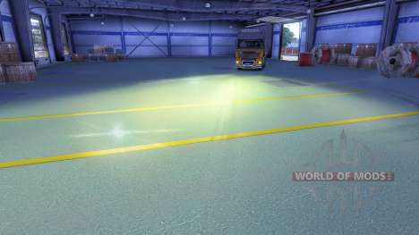 Lumière jaune des phares pour Euro Truck Simulator 2