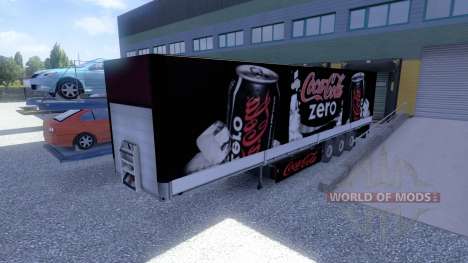 Skins-Winston & Coca Cola - Anhänger für Euro Truck Simulator 2