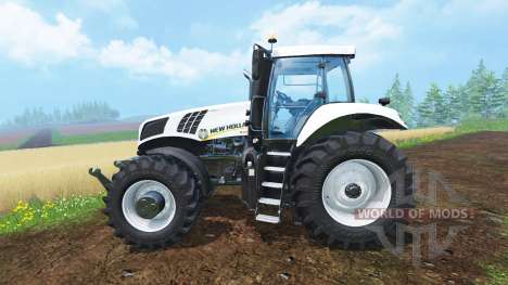 New Holland T8.435 Ultra White v1.31 pour Farming Simulator 2015