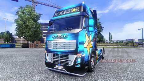 Couleur-Rockstar Energy Drink - sur tracteur Vol pour Euro Truck Simulator 2