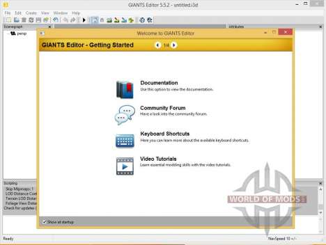 GIANTS Editor v5.5.2 64bit pour Farming Simulator 2013