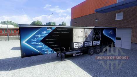 Les peaux-Winston & Coca - Cola-remorques pour Euro Truck Simulator 2