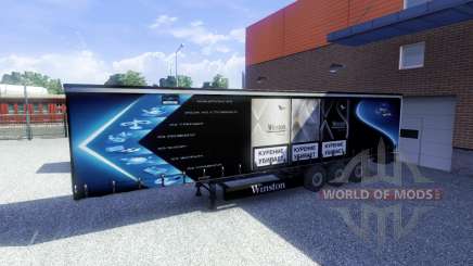 Les peaux-Winston & Coca - Cola-remorques pour Euro Truck Simulator 2