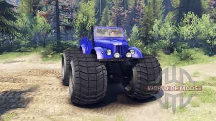 ГАЗ-69М Monstre Bleu pour Spin Tires