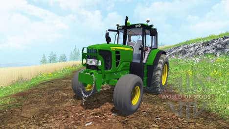 John Deere 6130 2WD FL TwinWheels pour Farming Simulator 2015