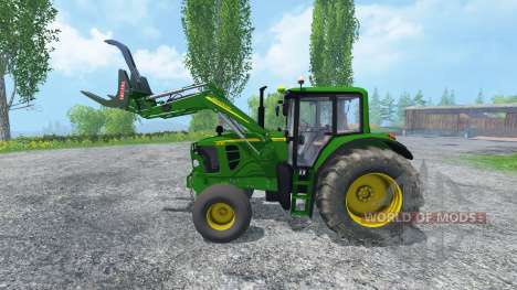 John Deere 6130 2WD FL v2.0 pour Farming Simulator 2015