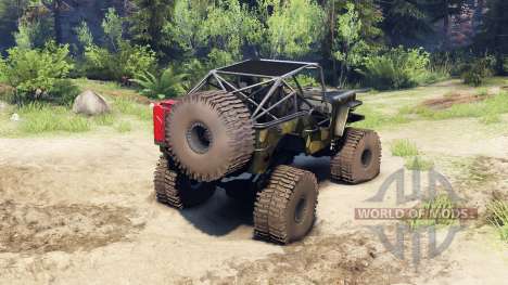 Jeep Willys camo für Spin Tires