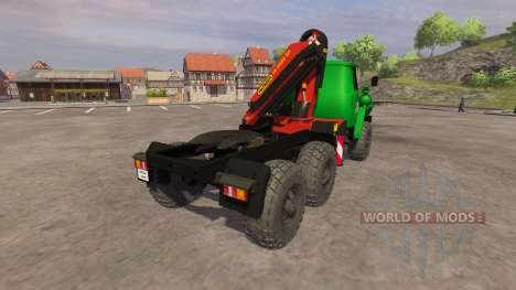 Ural-5557 Kran grün für Farming Simulator 2013