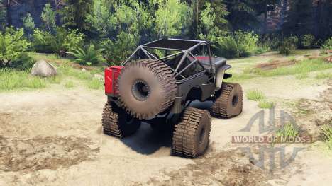 Jeep Willys black pour Spin Tires