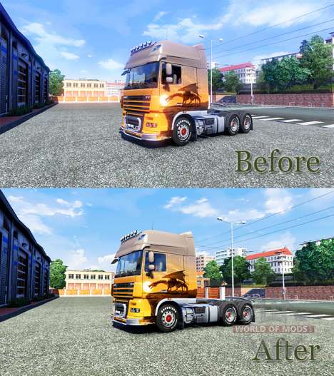 HDR amélioration pour Euro Truck Simulator 2