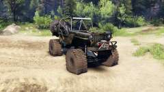 Jeep Willys camo pour Spin Tires