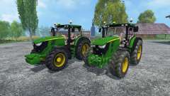 John Deere 6170R and 6210R pour Farming Simulator 2015