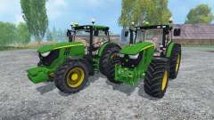 John Deere 6170R and 6210R v2.0 für Farming Simulator 2015