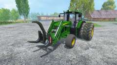 John Deere 6130 2WD FL v2.0 pour Farming Simulator 2015