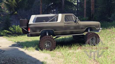 Dodge Ramcharger II 1991 default pour Spin Tires
