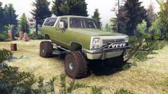 Dodge Ramcharger II 1991 green pour Spin Tires