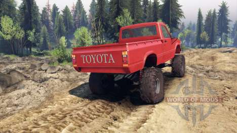 Toyota Hilux Truggy 1981 v1.1 red pour Spin Tires