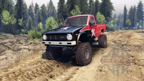 Toyota Hilux Truggy 1981 v1.1 rigid industries pour Spin Tires