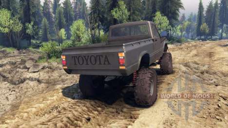 Toyota Hilux Truggy 1981 v1.1 gray pour Spin Tires