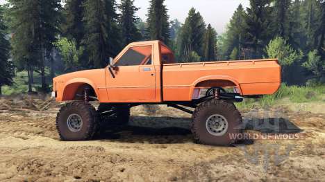 Toyota Hilux Truggy 1981 v1.1 orange pour Spin Tires