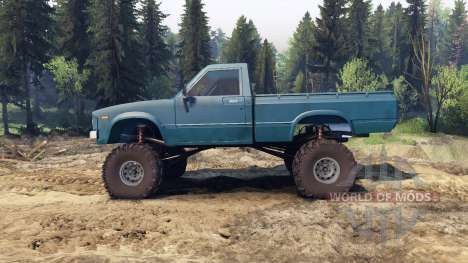Toyota Hilux Truggy 1981 v1.1 blue pour Spin Tires