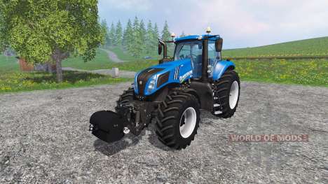 New Holland T8.435 with Weight pour Farming Simulator 2015