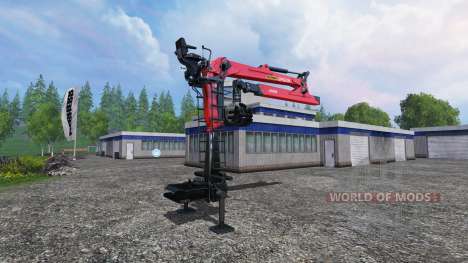Die hydraulischen Kran Palfinger Epsilon M80F für Farming Simulator 2015