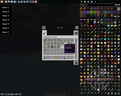 Colorful Tools pour Minecraft