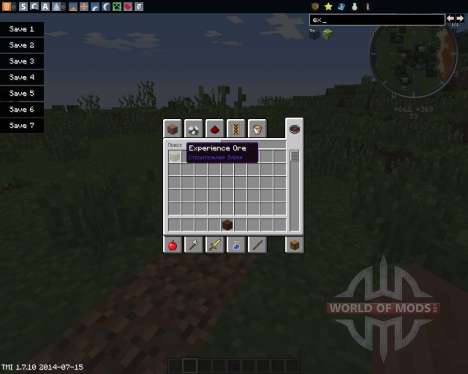 Experience Ore pour Minecraft