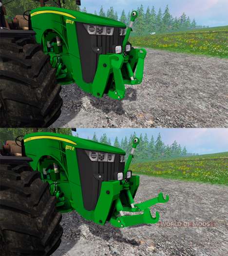 John Deere 8370R v2.0 Ploughing Spec für Farming Simulator 2015