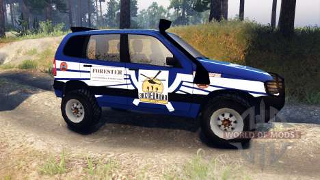 ВАЗ-21236 Chevrolet Niva blue pour Spin Tires