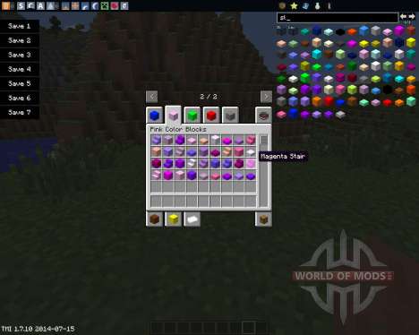 Color Blocks pour Minecraft