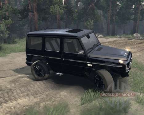 Mercedes G65 4x4 pour Spin Tires